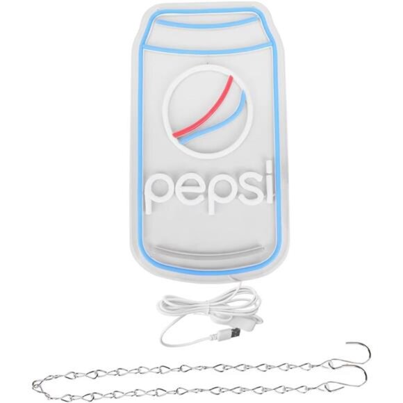 Pepsi Cola LED Neon Pop Sign Wall Decor Light Bedroom Business Man Cave Store NW - Picture 2 of 7